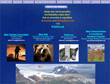 Tablet Screenshot of bear-viewing-in-alaska.info